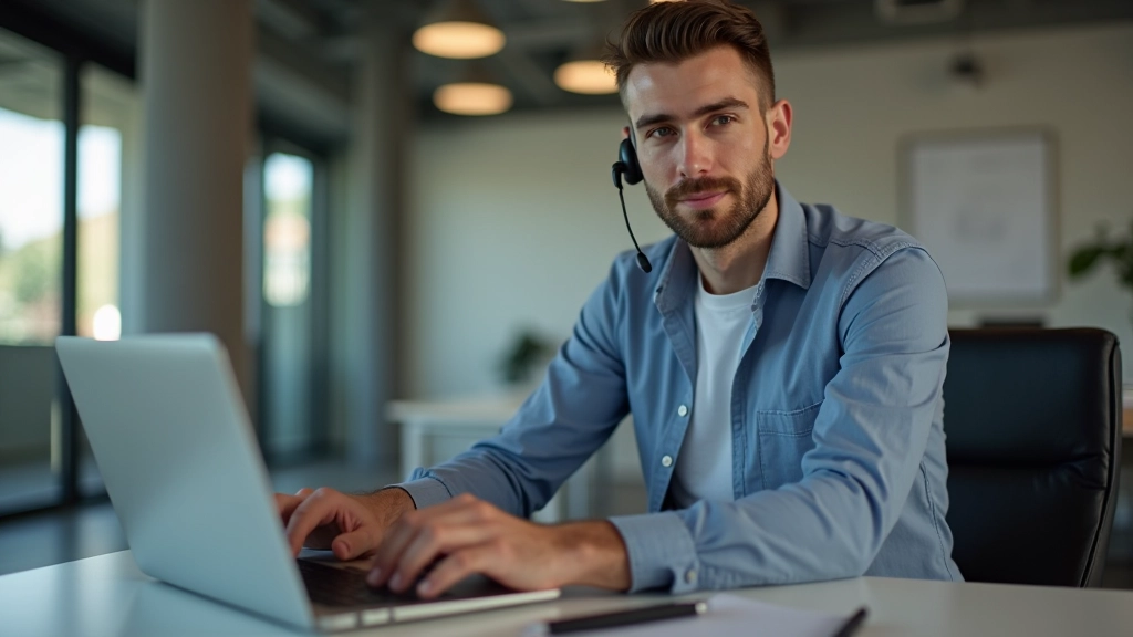 Técnico a diagnosticar problemas de Windows num computador